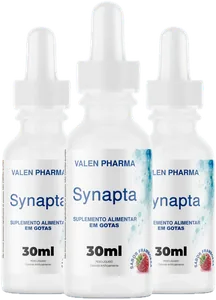 Kit com 3 frascos de Synapta em Gotas, 30 ml cada